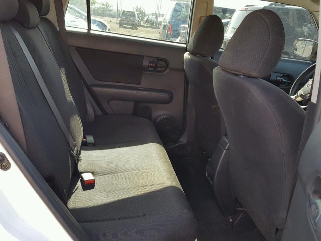 JTLKE50E291080254 - 2009 TOYOTA SCION XB თეთრი ფოტო 6