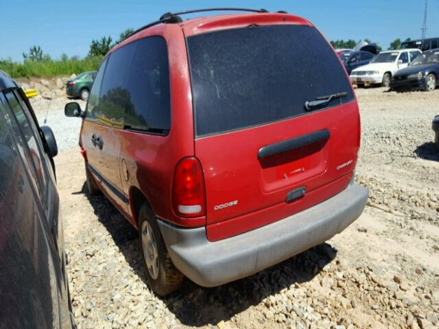 2B4FP2533WR604500 - 1998 DODGE CARAVAN RED photo 3