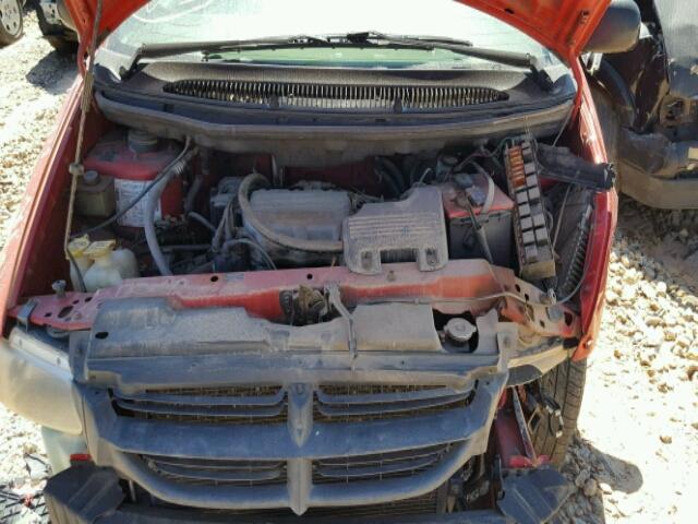 2B4FP2533WR604500 - 1998 DODGE CARAVAN RED photo 7