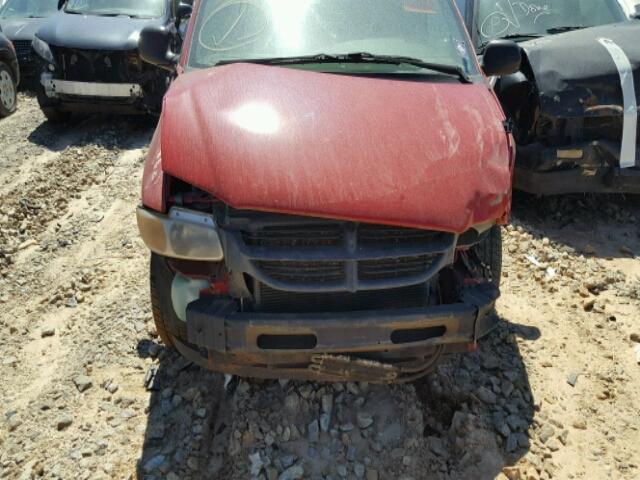 2B4FP2533WR604500 - 1998 DODGE CARAVAN RED photo 9