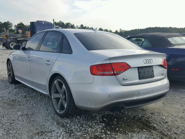 WAUKFAFL7CN006722 - 2012 AUDI A4 PRESTIG SILVER photo 3