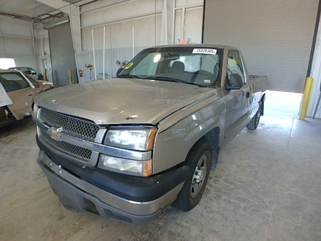 1GCEC14V63Z292519 - 2003 CHEVROLET SILVERADO GRAY photo 2