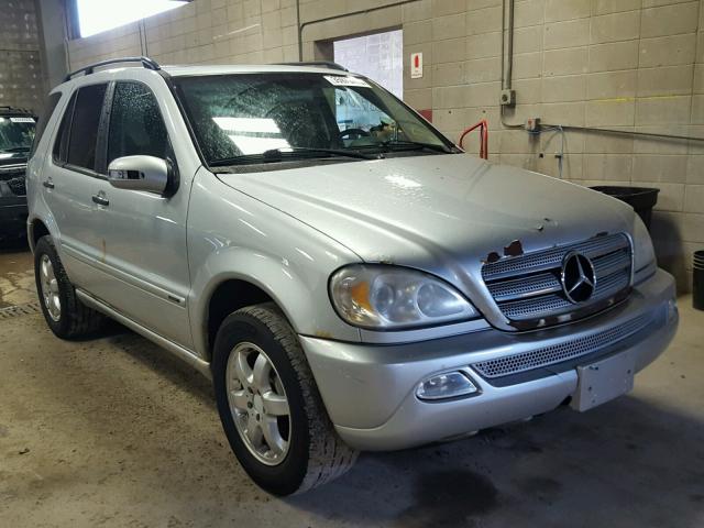 4JGAB75E63A414096 - 2003 MERCEDES-BENZ ML 500 SILVER photo 1