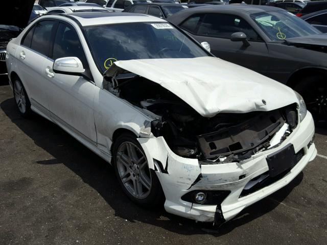 WDDGF56X58R032583 - 2008 MERCEDES-BENZ C 350 WHITE photo 1