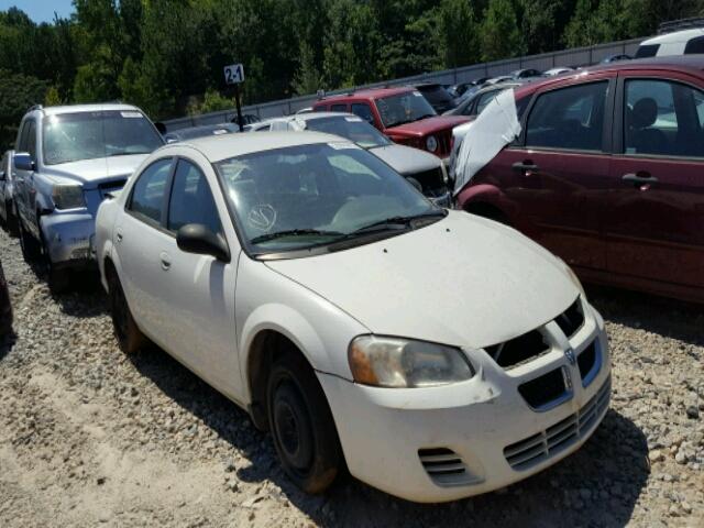 1B3EL46T35N564128 - 2005 DODGE STRATUS SX WHITE photo 1