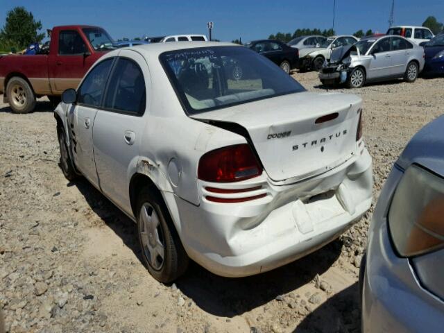 1B3EL46T35N564128 - 2005 DODGE STRATUS SX WHITE photo 3