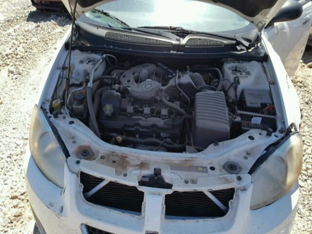 1B3EL46T35N564128 - 2005 DODGE STRATUS SX WHITE photo 7