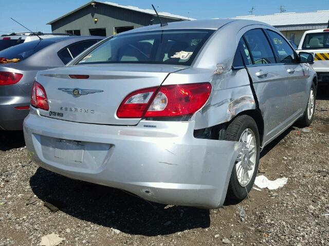 1C3LC56K88N255251 - 2008 CHRYSLER SEBRING SILVER photo 4