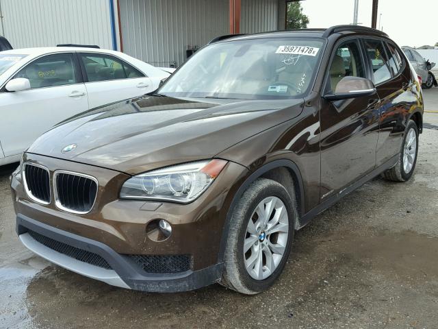 WBAVL1C51EVY13638 - 2014 BMW X1 XDRIVE2 BROWN photo 2