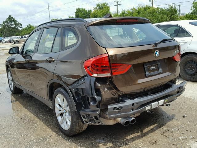 WBAVL1C51EVY13638 - 2014 BMW X1 XDRIVE2 BROWN photo 3