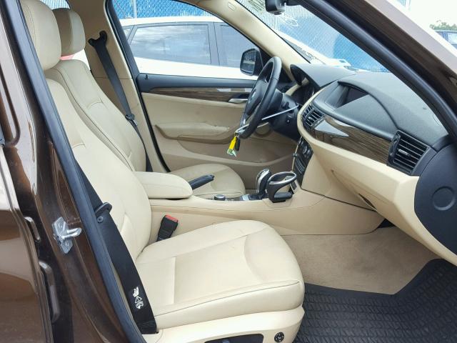 WBAVL1C51EVY13638 - 2014 BMW X1 XDRIVE2 BROWN photo 5