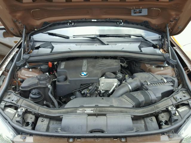 WBAVL1C51EVY13638 - 2014 BMW X1 XDRIVE2 BROWN photo 7