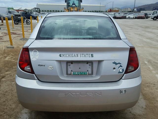 1G8AF52F74Z154685 - 2004 SATURN ION LEVEL SILVER photo 9
