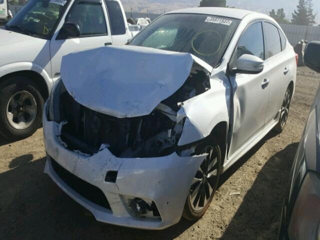 3N1AB7AP8GY296956 - 2016 NISSAN SENTRA S/S WHITE photo 2