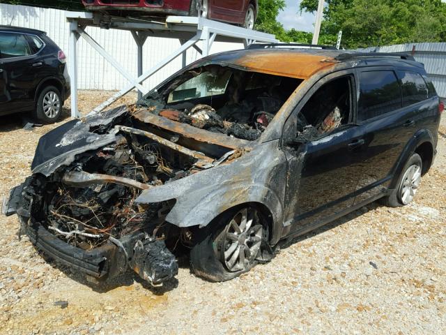 3C4PDDBG0HT528690 - 2017 DODGE JOURNEY SX BLACK photo 2