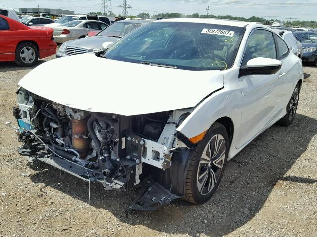 2HGFC3B34HH355983 - 2017 HONDA CIVIC EX WHITE photo 2