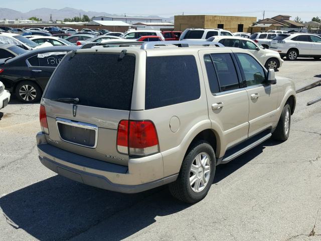 5LMEU88H24ZJ43870 - 2004 LINCOLN AVIATOR GOLD photo 4