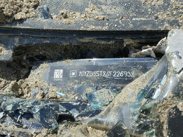 1G1ZB5ST8GF226938 - 2016 CHEVROLET MALIBU LS BLUE photo 10