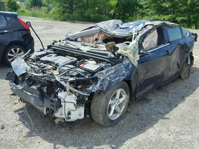 1G1ZB5ST8GF226938 - 2016 CHEVROLET MALIBU LS BLUE photo 2