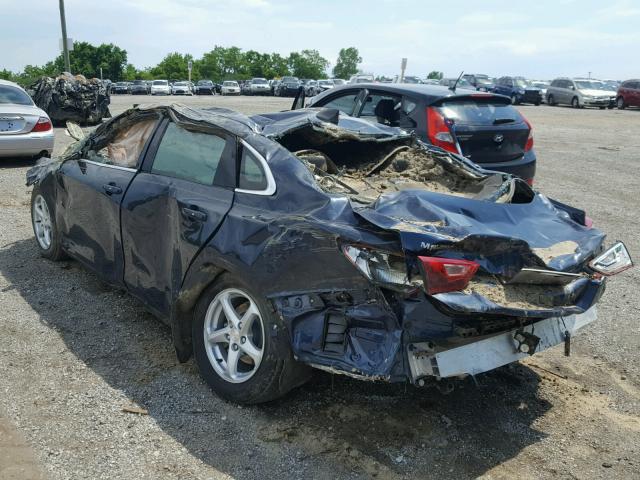 1G1ZB5ST8GF226938 - 2016 CHEVROLET MALIBU LS BLUE photo 3