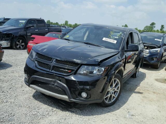 3C4PDCEG6FT565214 - 2015 DODGE JOURNEY R/ BLACK photo 2