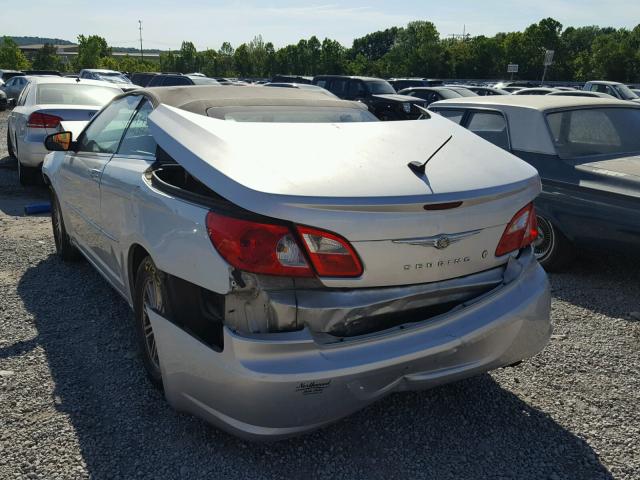 1C3LC45K78N248450 - 2008 CHRYSLER SEBRING SILVER photo 3