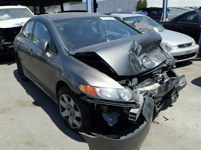 2HGFA16598H318434 - 2008 HONDA CIVIC LX GRAY photo 1