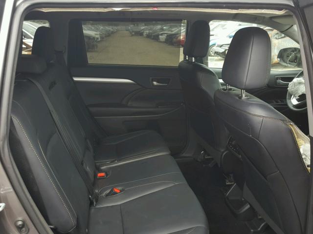 5TDKKRFH5GS135437 - 2016 TOYOTA HIGHLANDER ნაცრისფერი ფოტო 6