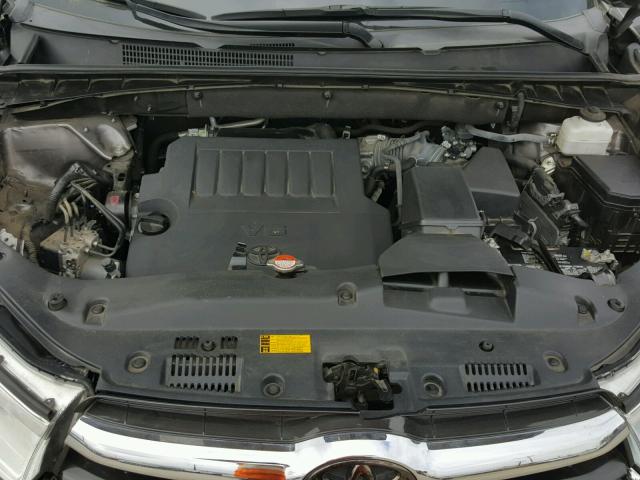 5TDKKRFH5GS135437 - 2016 TOYOTA HIGHLANDER ნაცრისფერი ფოტო 7