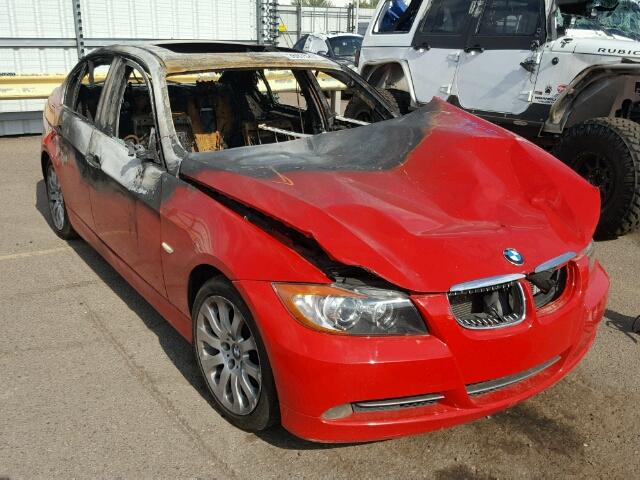 WBAVB33566AZ85722 - 2006 BMW 330 I RED photo 1