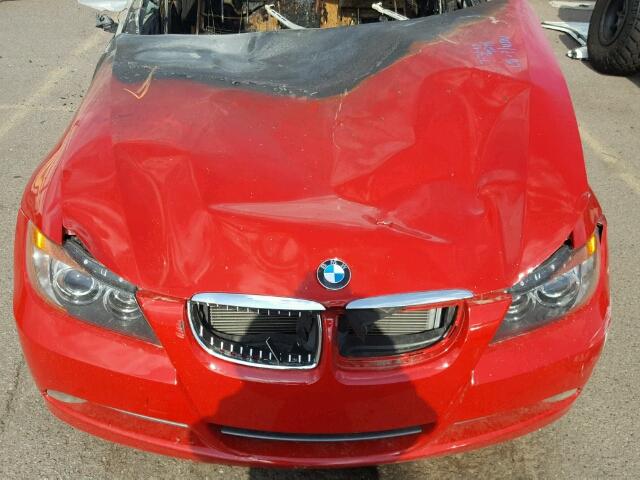 WBAVB33566AZ85722 - 2006 BMW 330 I RED photo 7