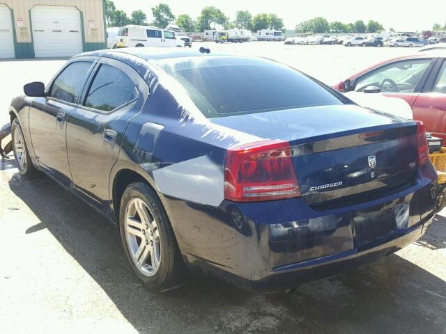 2B3KA53H76H179597 - 2006 DODGE CHARGER R/ BLUE photo 3