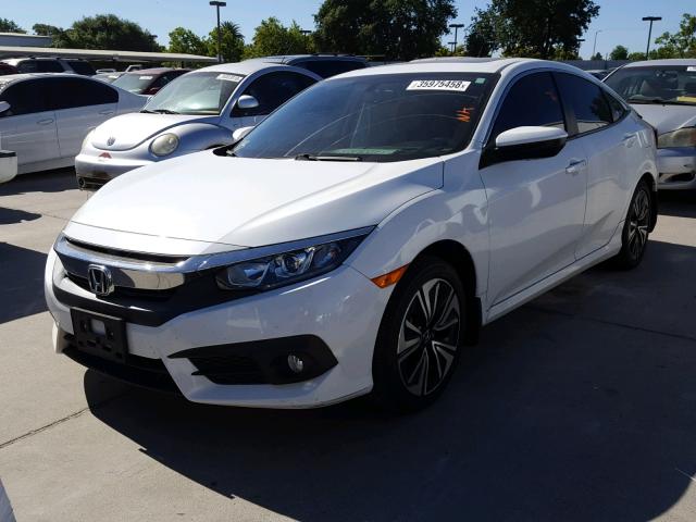 2HGFC1F76GH638644 - 2016 HONDA CIVIC EXL WHITE photo 2