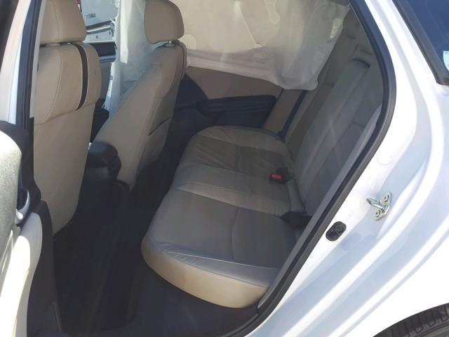 2HGFC1F76GH638644 - 2016 HONDA CIVIC EXL WHITE photo 6