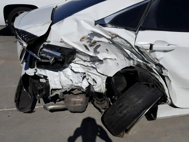 2HGFC1F76GH638644 - 2016 HONDA CIVIC EXL WHITE photo 9