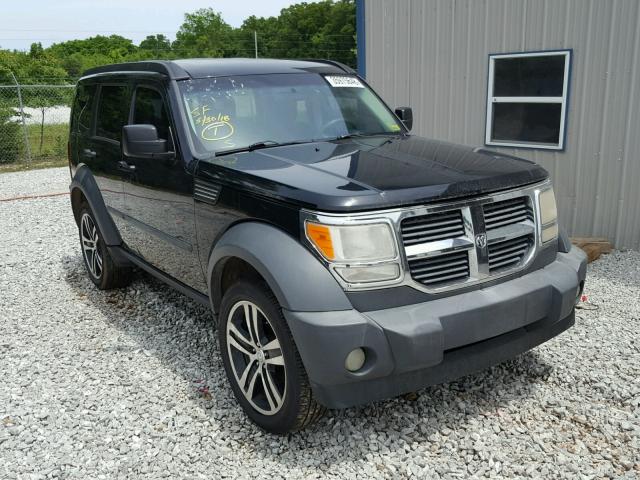 1D8GU28K87W650191 - 2007 DODGE NITRO SXT BLACK photo 1