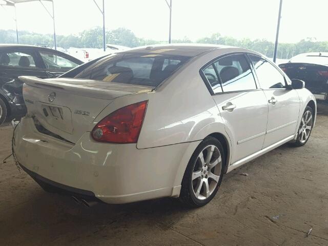 1N4BA41E97C866561 - 2007 NISSAN MAXIMA SE/ WHITE photo 4