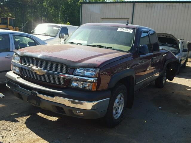 2GCEK19T431134201 - 2003 CHEVROLET SILVERADO MAROON photo 2