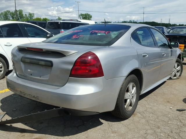2G2WP552461306388 - 2006 PONTIAC GRAND PRIX SILVER photo 4