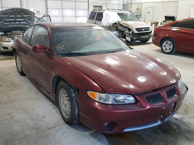 1G2WP12K71F124456 - 2001 PONTIAC GRAND PRIX მუქწითელი ფოტო 1