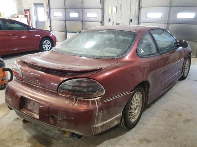 1G2WP12K71F124456 - 2001 PONTIAC GRAND PRIX მუქწითელი ფოტო 4