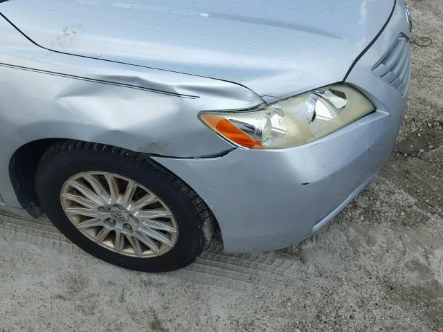 4T1BE46K97U580664 - 2007 TOYOTA CAMRY NEW SILVER photo 9