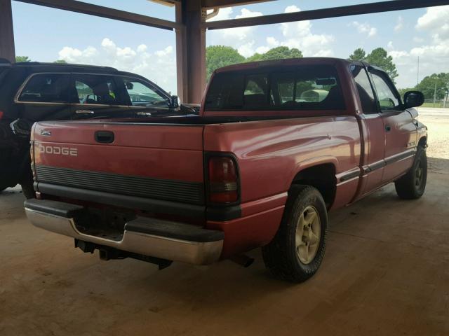 3B7HC13Y3XM598352 - 1999 DODGE RAM 1500 MAROON photo 4