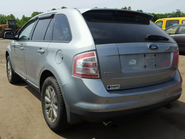 2FMDK39C67BB50452 - 2007 FORD EDGE SEL P SILVER photo 3