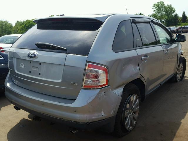 2FMDK39C67BB50452 - 2007 FORD EDGE SEL P SILVER photo 4