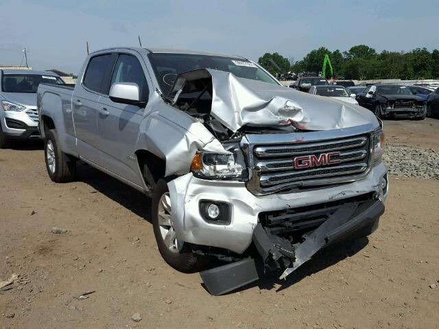 1GTG6CE31G1114434 - 2016 GMC CANYON SLE SILVER photo 1