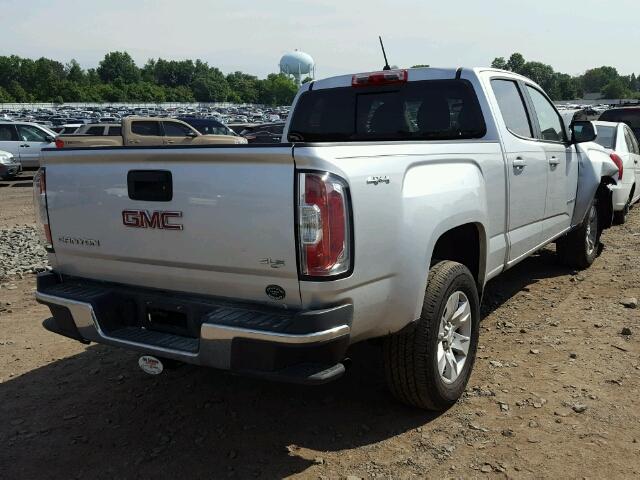 1GTG6CE31G1114434 - 2016 GMC CANYON SLE SILVER photo 4