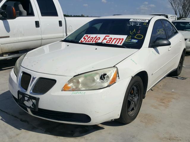 1G2ZF55B664229933 - 2006 PONTIAC G6 SE WHITE photo 2