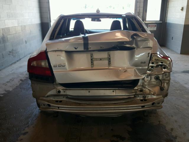 YV1AS982491095091 - 2009 VOLVO S80 3.2 SILVER photo 9