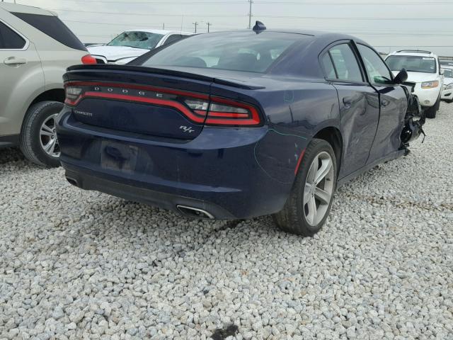 2C3CDXCT6GH204294 - 2016 DODGE CHARGER R/ BLUE photo 4
